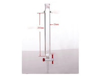 MSE PRO Plus Ears Chromatography Column, φ26mm, Effective Length 203mm, Gate Aperture: 2mm, 19/22 - MSE Supplies LLC