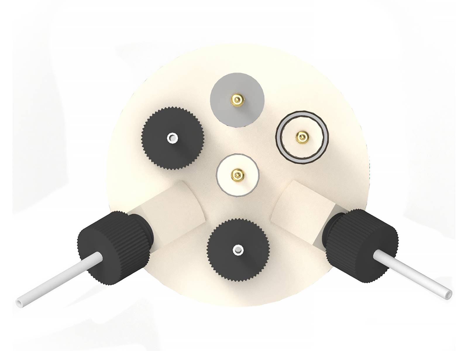 Two-Compartment Electrochemical Cell With Additional Inlet/Outlet, Electrochemical Products, Redox.me, MSE Supplies