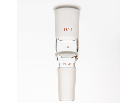 MSE PRO Gound Joint Connector (Upper Joint 29/42, Lower Joint 24/40) - MSE Supplies LLC