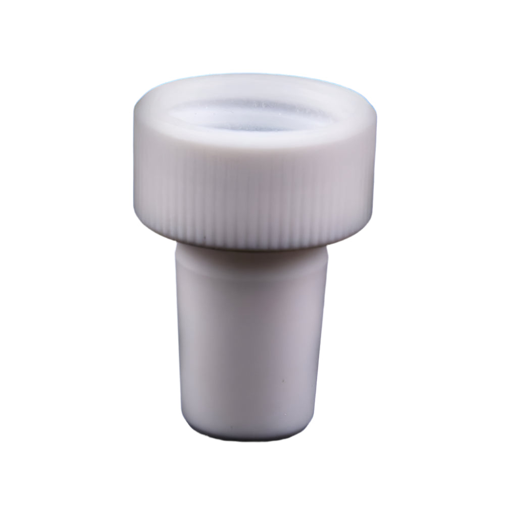 Internal thread 24-400 external ground mouth 19/22, full PTFE transmission connector