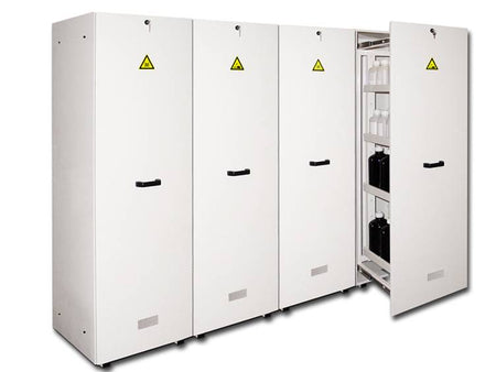 Ecosafe 3- Sliding Door Tall Safety Cabinet 480L - 3 Compartments - MSE Supplies LLC