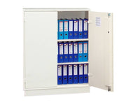 Ecosafe 2- Door Working Cover Cabinet for Documents with One Non Removable Door - MSE Supplies LLC