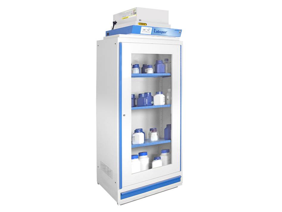Ecosafe 1- Glass Door Tall Safety Cabinet with Filtration - MSE Supplies LLC