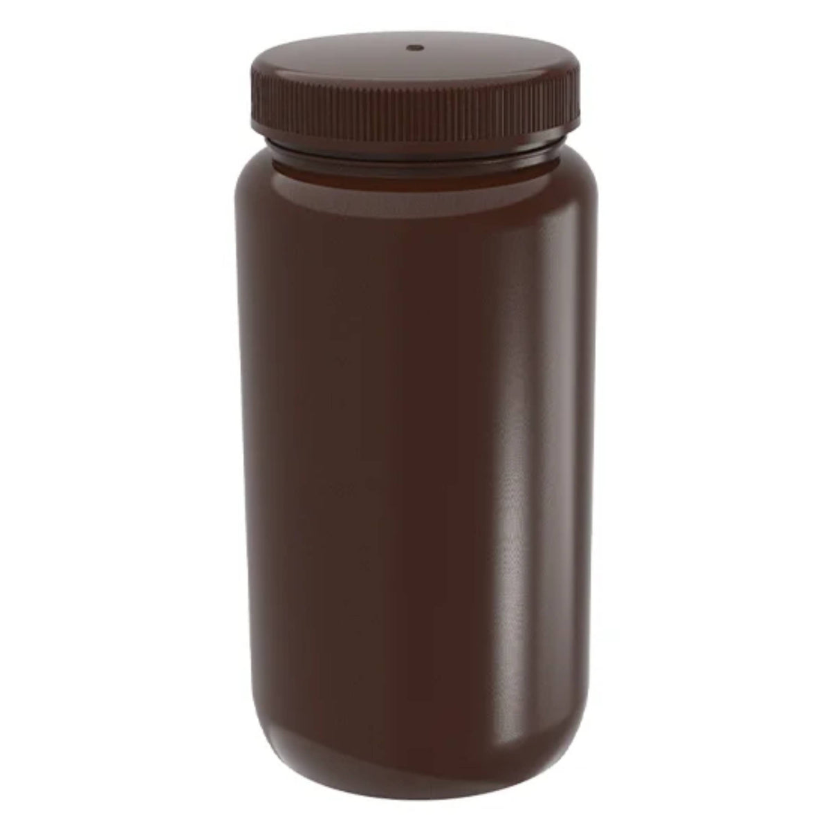 AHN MyBottle w/ Cap Wide HDPE Amber Reagent Bottle(2/4L) (1x6 Pcs)
