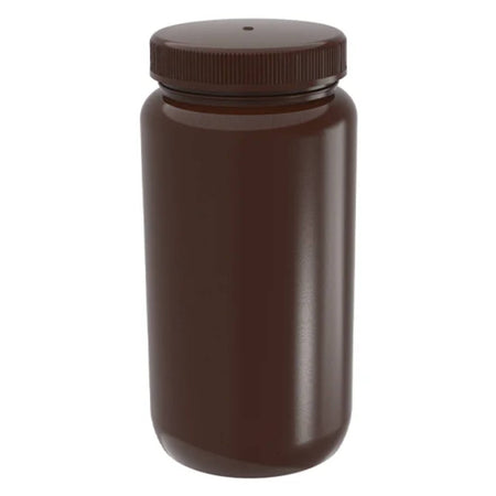 AHN MyBottle w/ Cap Wide HDPE Amber Reagent Bottle(2/4L) (1x6 Pcs)