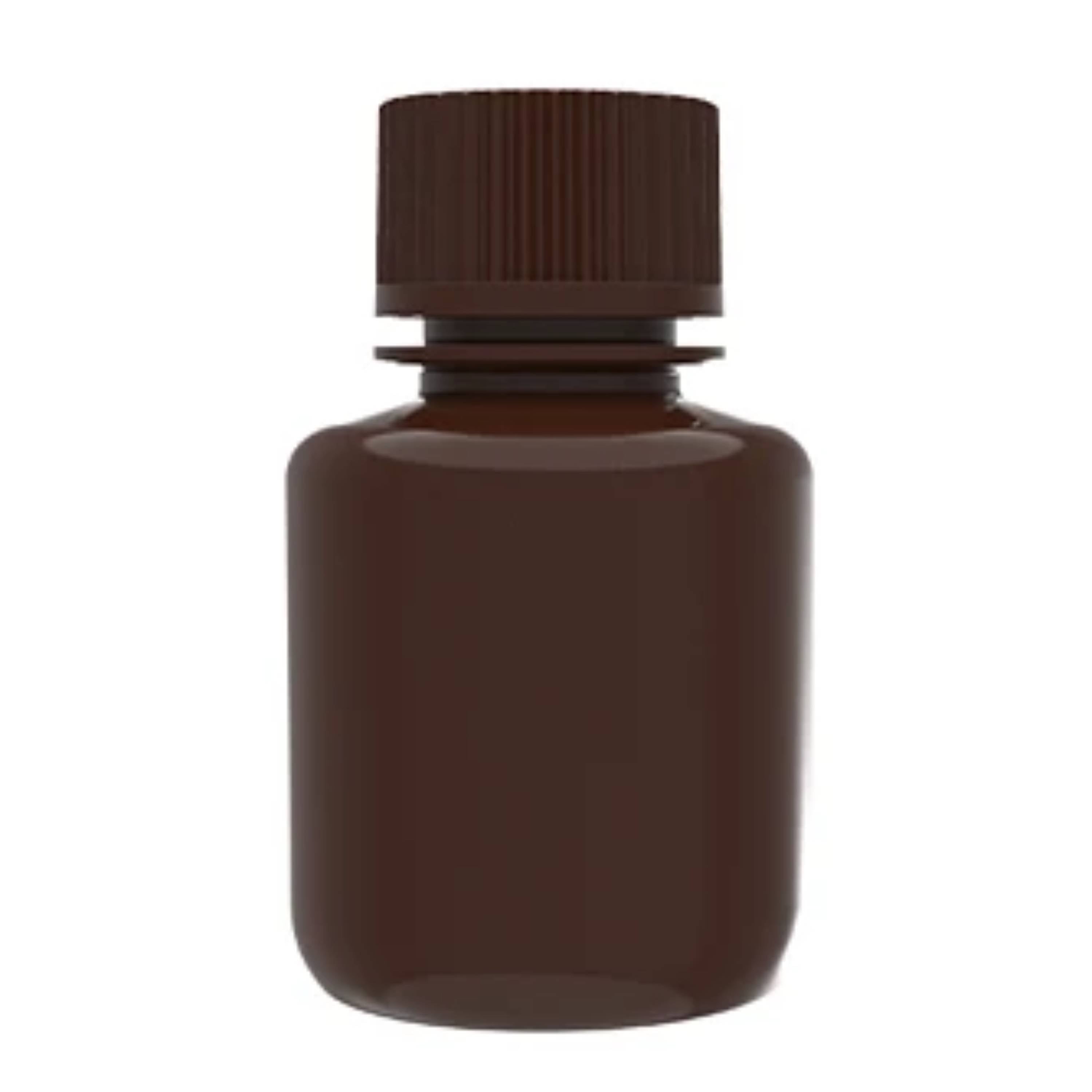 AHN MyBottle w/ Cap Wide HDPE Bulk Amber Reagent Bottle (30/60mL) (1000 Pcs)