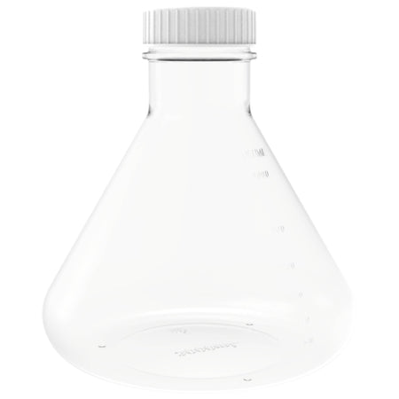 AHN MyBottle w/Cap 1 L PC Baffled Bottom Non-Vented Sterile Erlenmeyer Flask(6 Pcs)