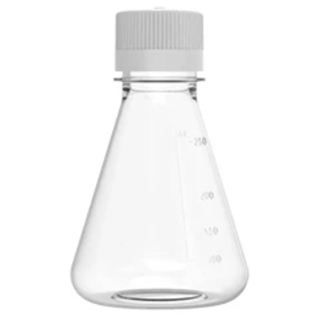 AHN MyBottle w/Cap PC Flat Bottom Non-Vented Sterile Erlenmeyer Flask(250/500ml)(12 Pcs)