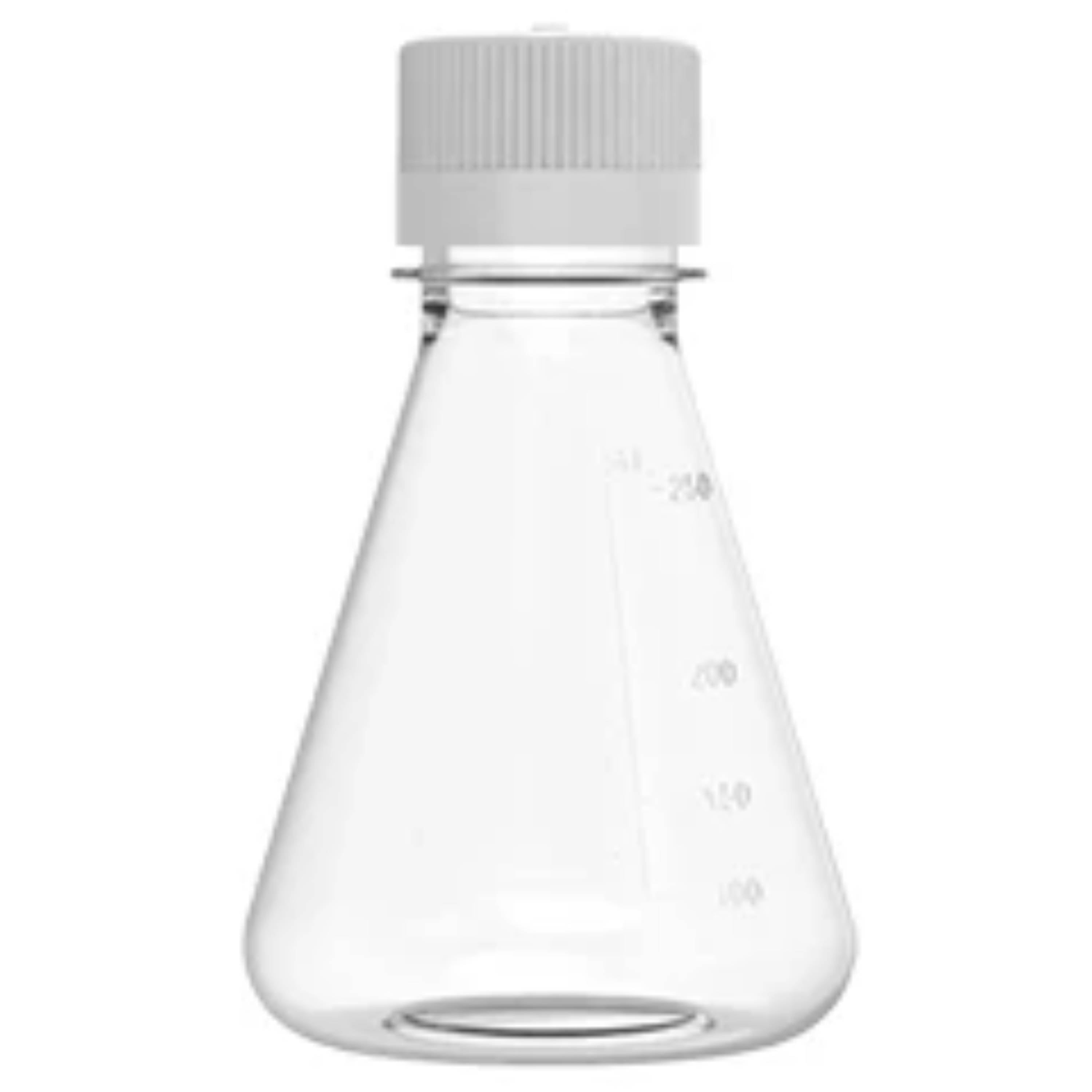 AHN MyBottle w/Cap PC Flat Bottom Non-Vented Sterile Erlenmeyer Flask(250/500ml)(12 Pcs)