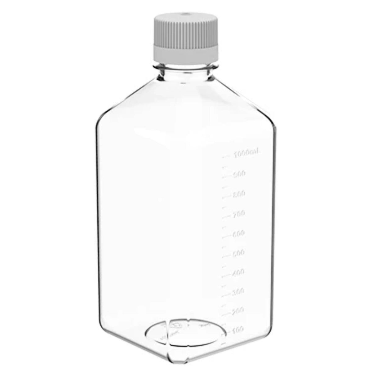 AHN MyBottle w/ Cap PETG Bulk 1 L Media Bottles (2 x 12 pcs)