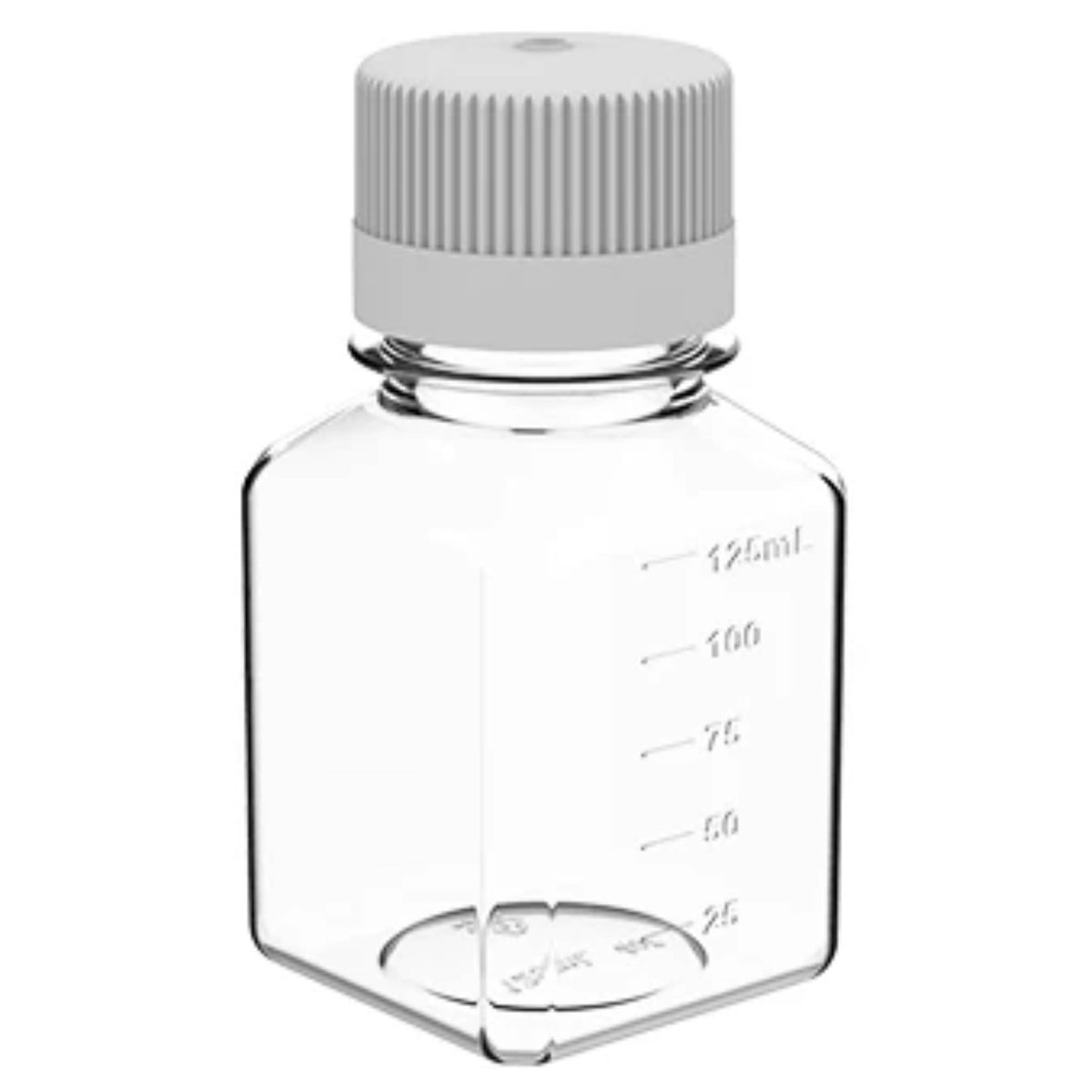 AHN MyBottle w/ Cap PETG Bulk Sterile 125 ML Media Bottles (4 x 24 pcs)