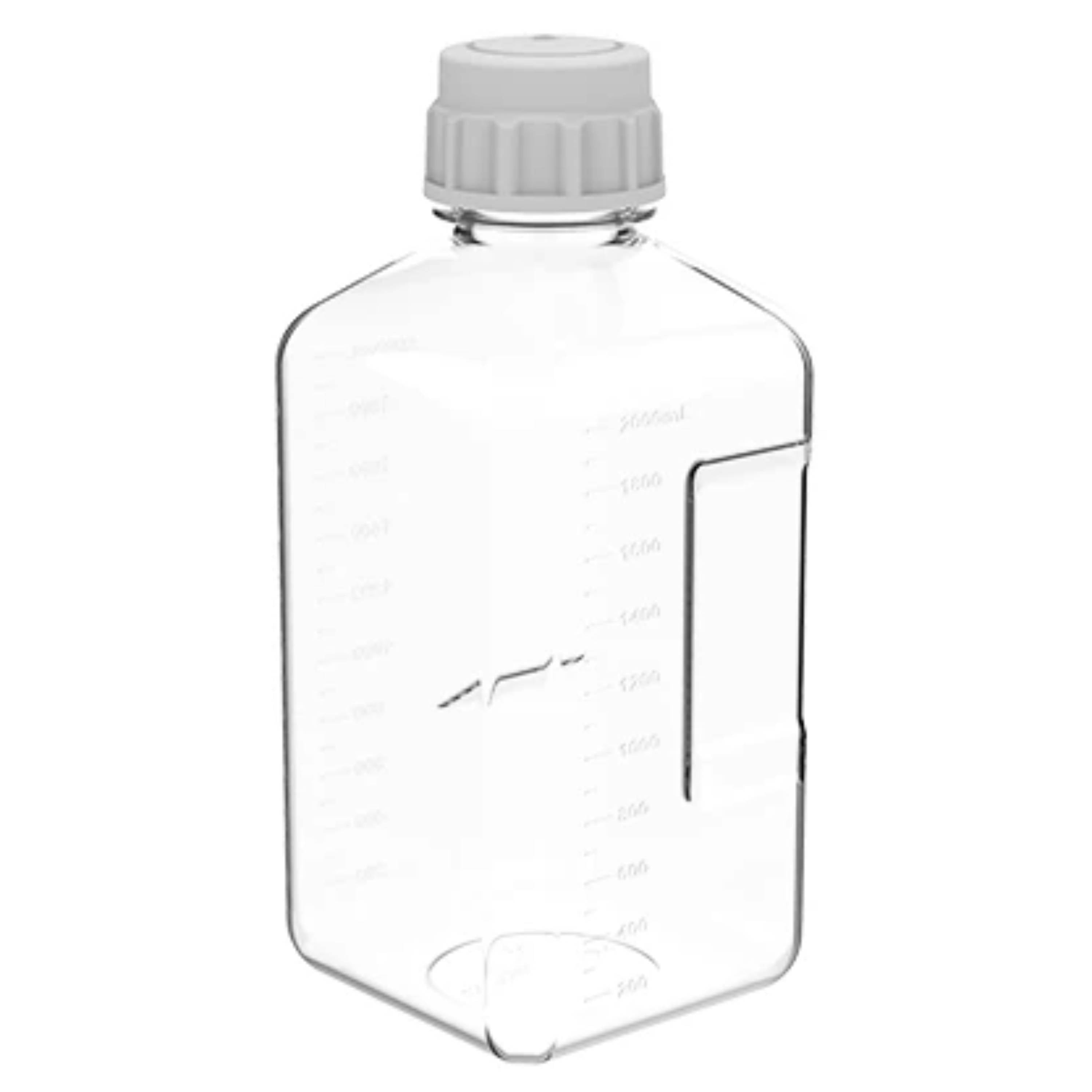 AHN MyBottle w/ Cap PETG Sterile 2 L Media Bottles (2 x 6 pcs)