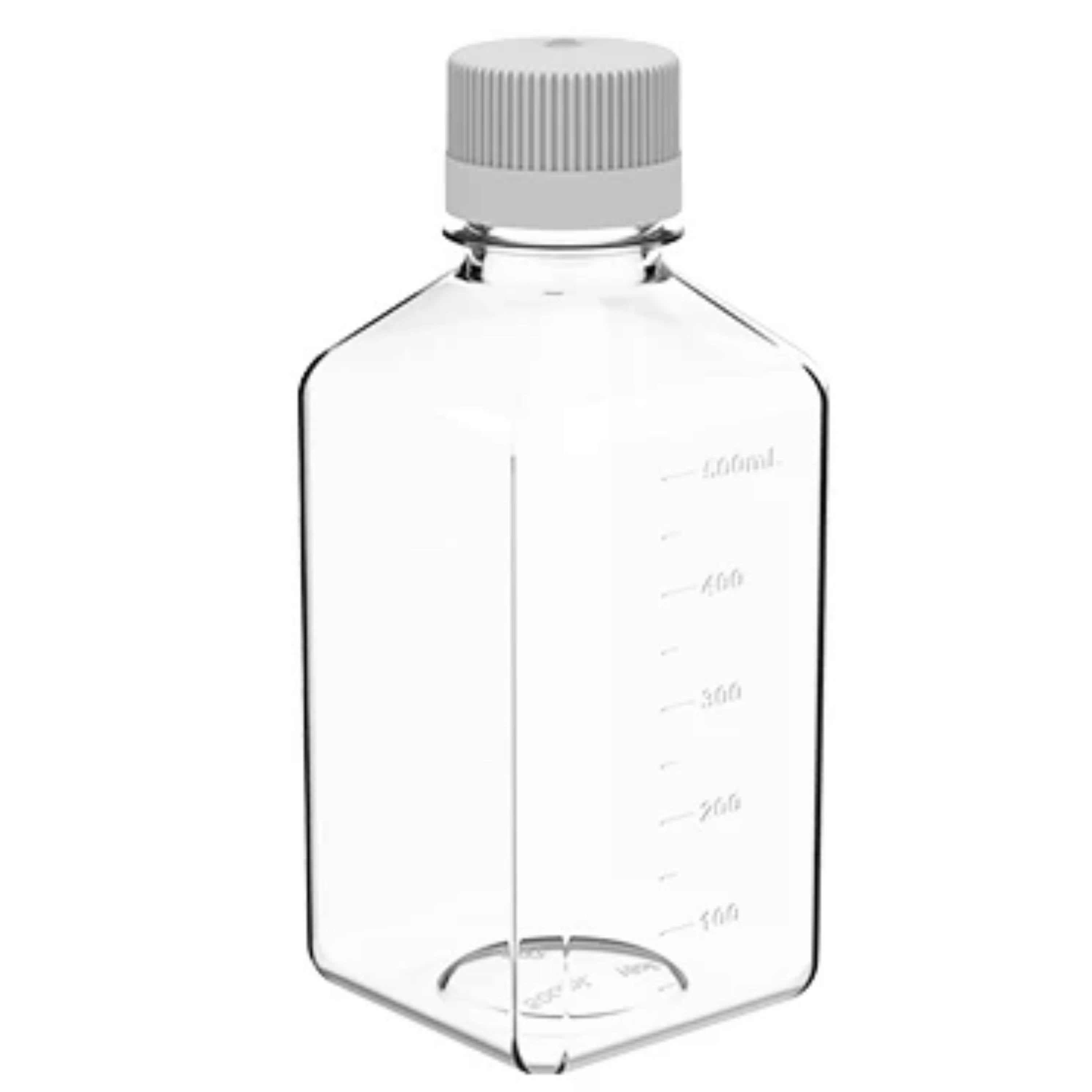 AHN MyBottle w/ Cap PETG Bulk Sterile 500 ML Media Bottles (2 x 24 pcs)