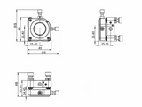 MSE PRO High-Precision 5-Axis Adjustable Optical Lens Mounts, Ø1", Optics, MSE Supplies LLC, MSE Supplies
