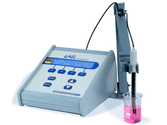 AMEL Digital Precision pH & Temperature Meter, Model 2335 - MSE Supplies LLC