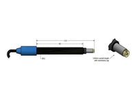 AMEL Membrane Electrode for Dissolved Oxygen With Embedded Temperature Sensor, Pt-Ag Sensor, Ø12 X 120mm - MSE Supplies LLC