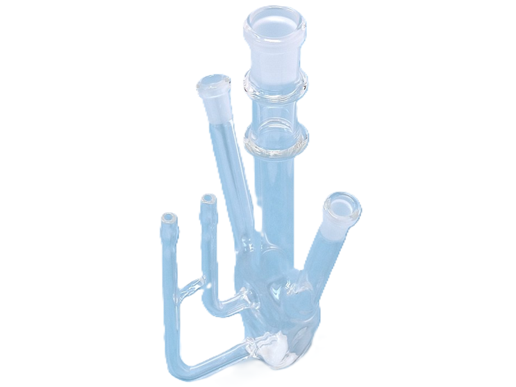 AMEL 20mL Pyrex Microcell, Embedded Gas Bubbler, Model 495 - MSE Supplies LLC