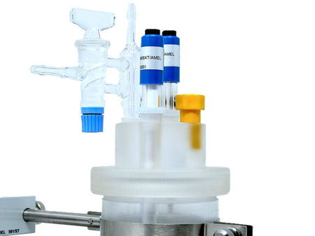 AMEL 250mL PMMA Cylindrical Flat Sample Cell, Model 597 - MSE Supplies LLC