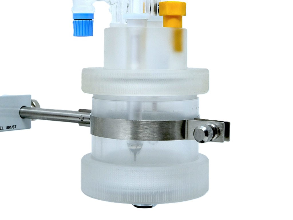 AMEL 250mL PMMA Cylindrical Flat Sample Cell, Model 597 - MSE Supplies LLC