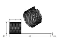 AMEL Platinum Mesh Electrode, Ø40 x 40mm Internal, for Model 2457 - MSE Supplies LLC