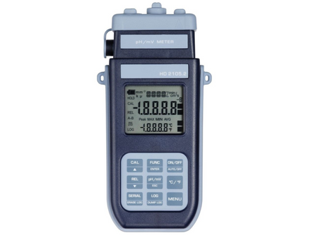 AMEL Portable pH & Temperature Meter, Model HD2105.1 - MSE Supplies LLC