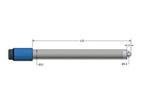AMEL Thermometric Probe, Plastic Body, Ø12 X 125mm, 0-100°C, S7 Connector, Electrochemical Products, AMEL, MSE Supplies