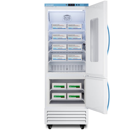 Accucold 18 Cu.Ft. Glass Door Vaccine Refrigerator w/ NIST Logger + Power-Loss Alarm
