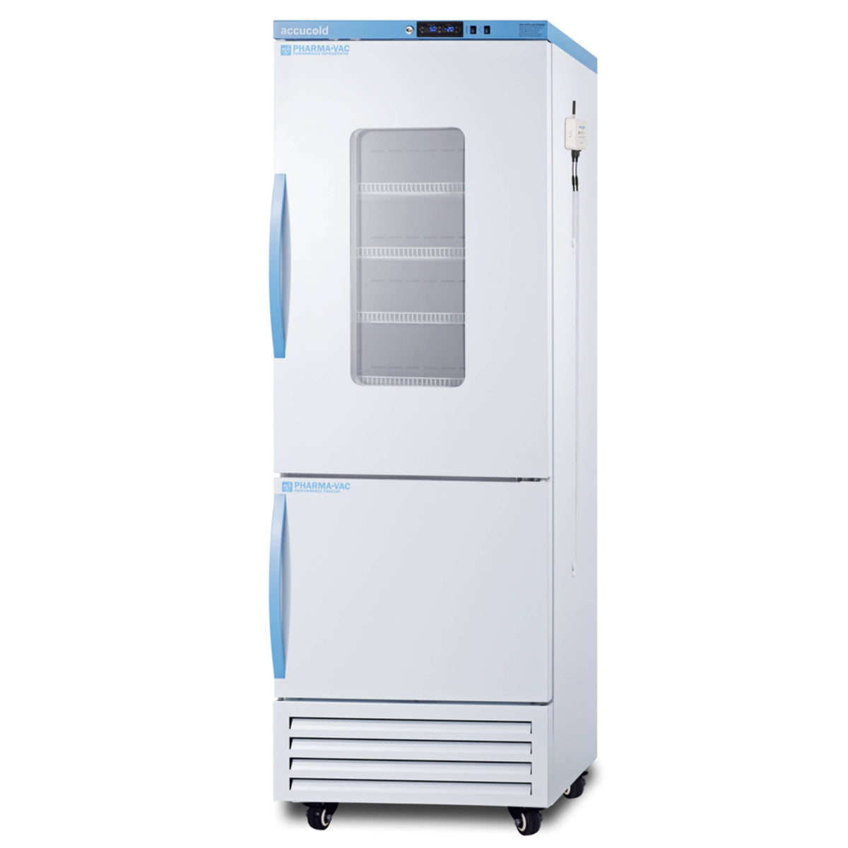 Accucold 18 Cu.Ft. Glass Door Vaccine Refrigerator w/ NIST Logger + Power-Loss Alarm