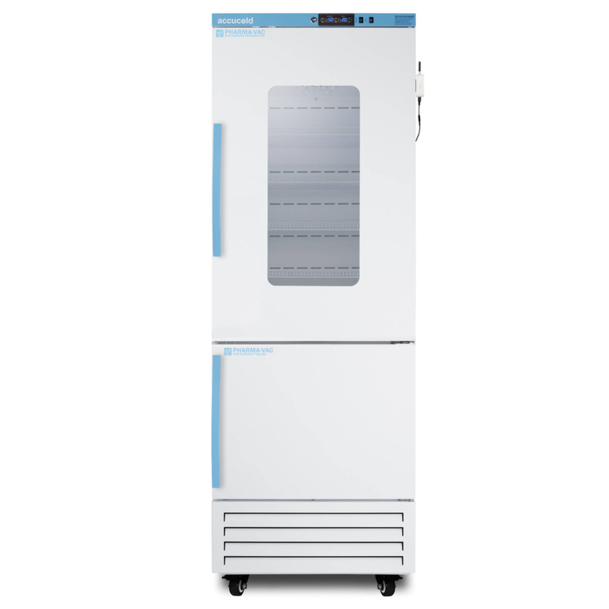 Accucold 18 Cu.Ft. Glass Door Vaccine Refrigerator w/ NIST Logger + Power-Loss Alarm