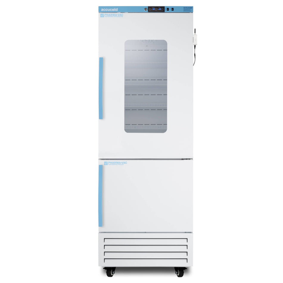 Accucold 18 Cu.Ft. Glass Door Vaccine Refrigerator w/ NIST Logger + Power-Loss Alarm