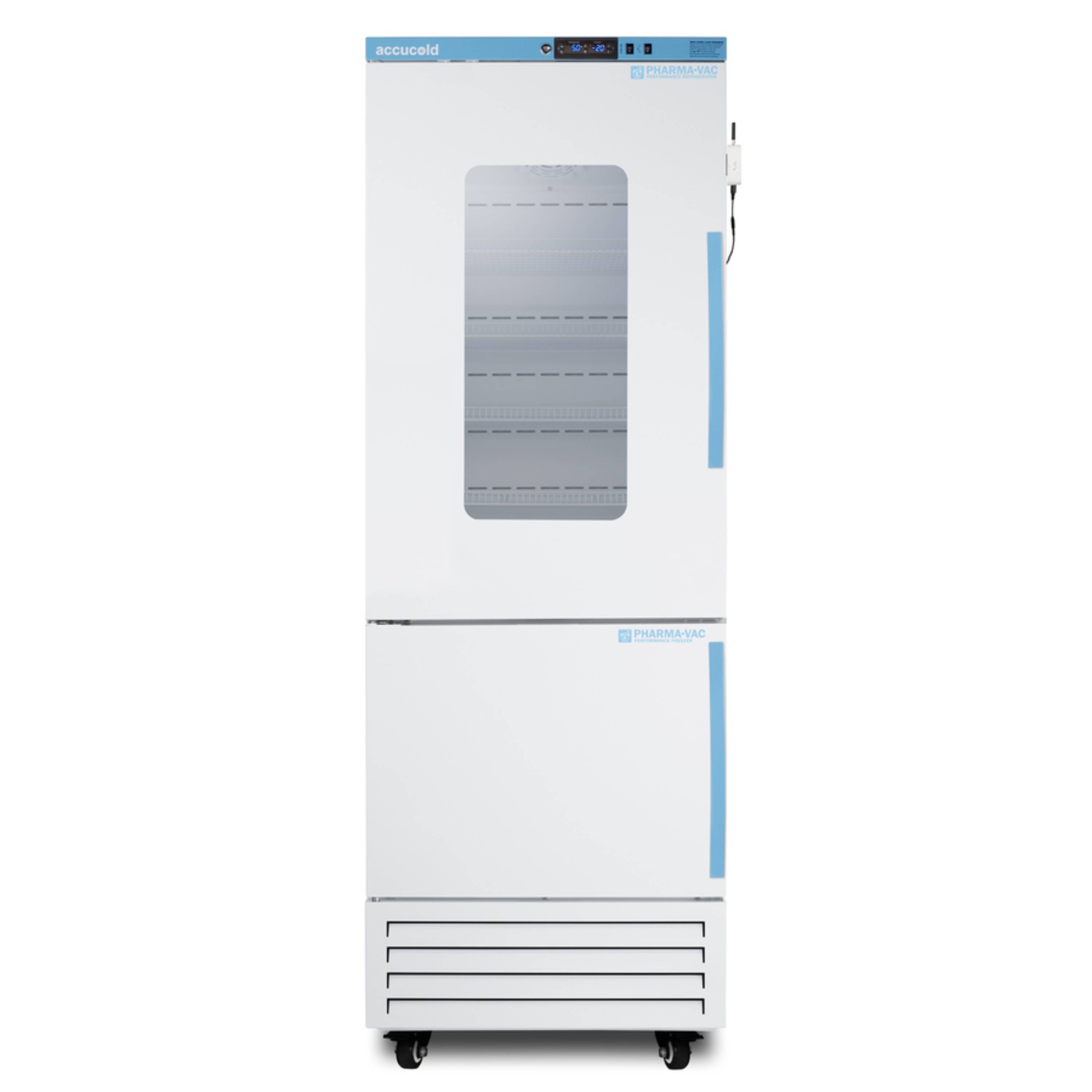Accucold 18 Cu.Ft. Glass Door Vaccine Refrigerator w/ NIST Logger + Power-Loss Alarm