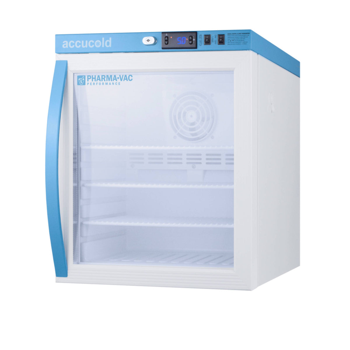 Accucold 1 Cu.Ft. Compact Vaccine Refrigerator, Glass Door