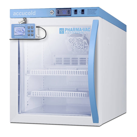 Accucold 1.94 Cu.Ft. Compact Vaccine Refrigerator, Glass Door w/ DL2B