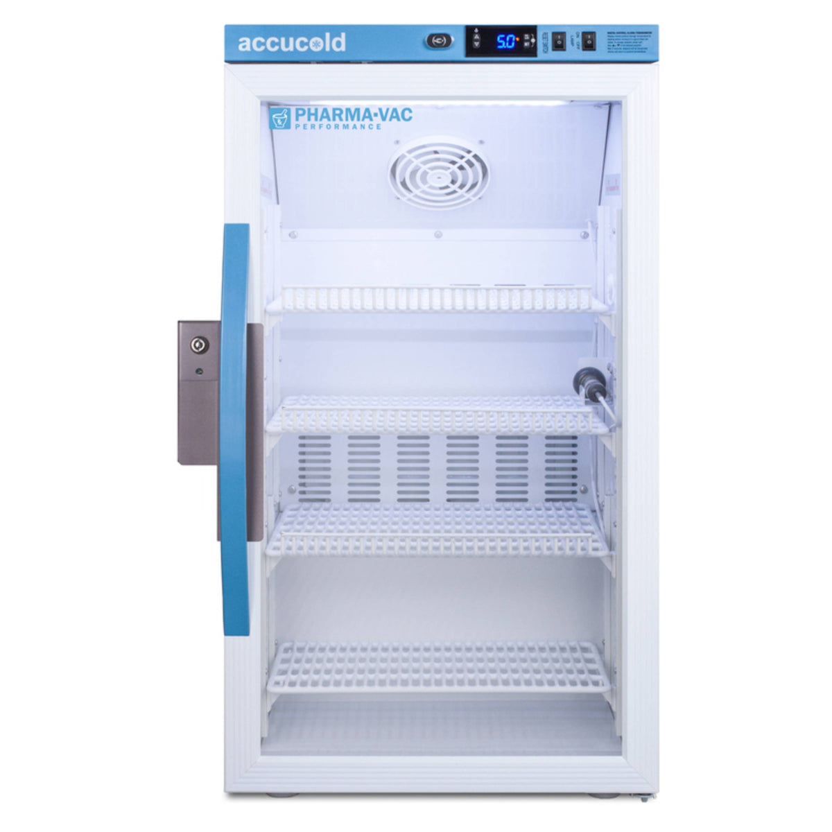 Accucold 3 Cu.Ft. Counter Height Vaccine Refrigerator, Glass Door