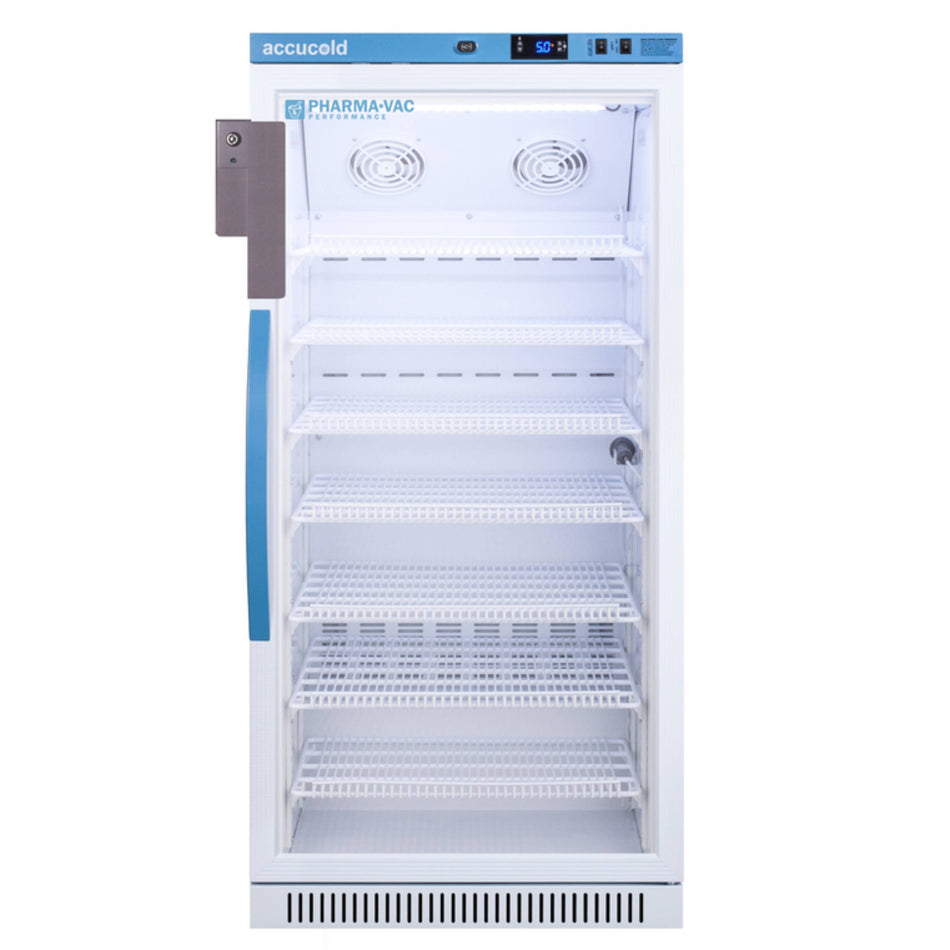 Accucold 8 Cu.Ft. Upright Vaccine Refrigerator, Glass Door