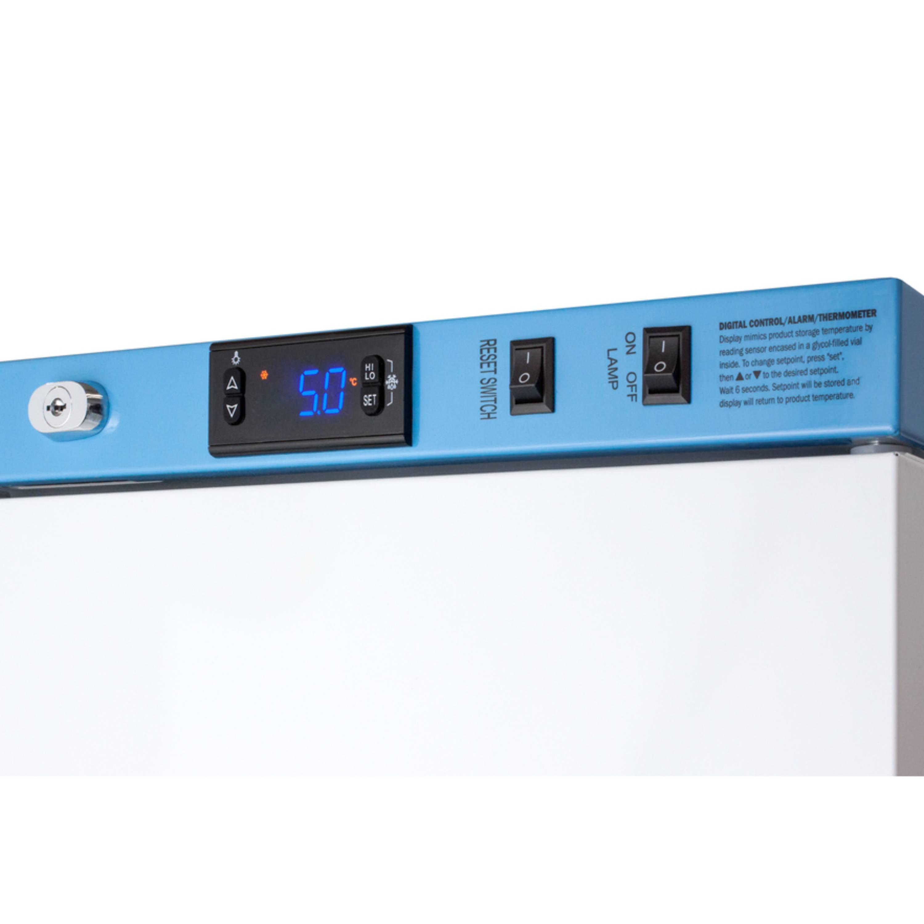 Accucold 12 Cu.Ft. Upright Vaccine Refrigerator, Solid Door