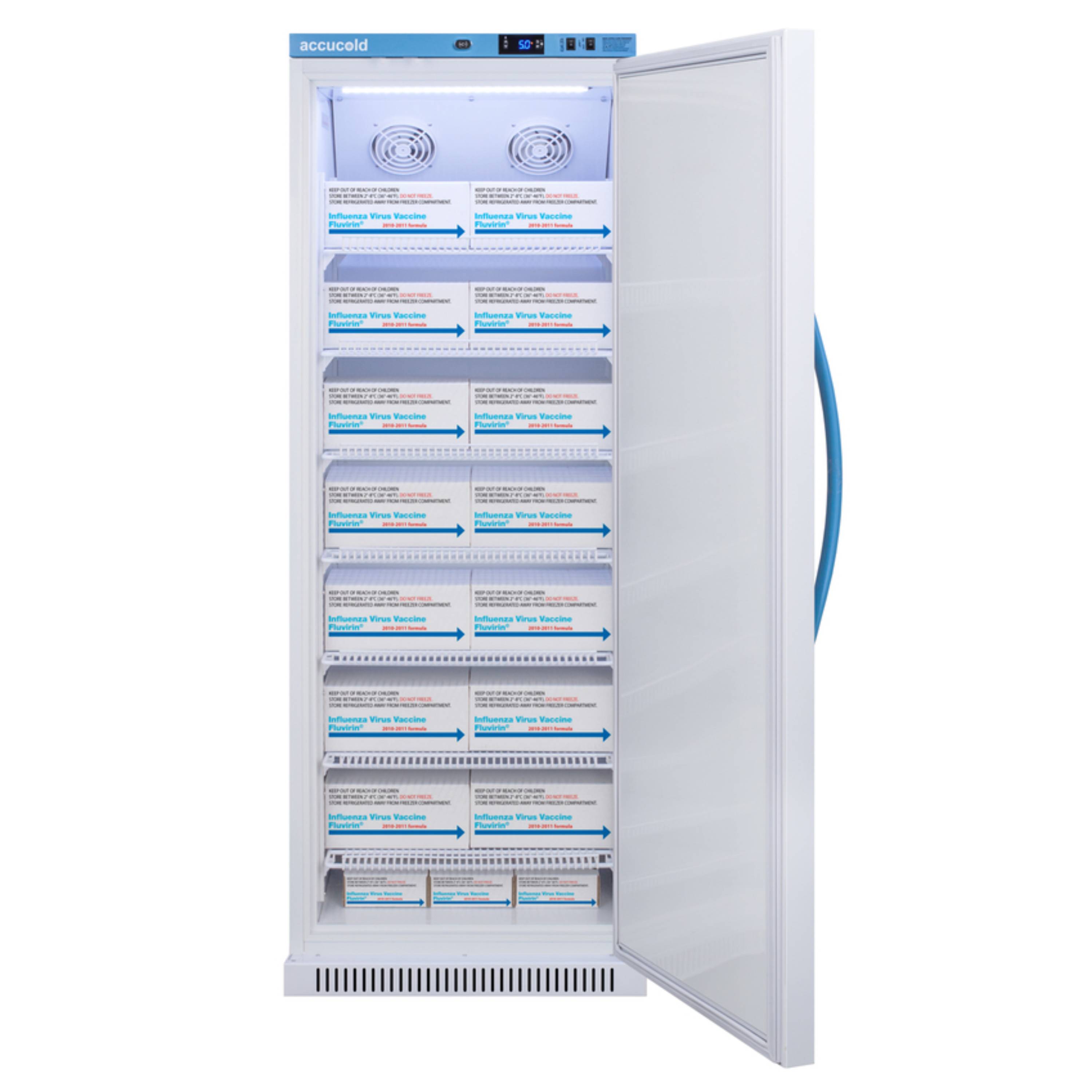 Accucold 12 Cu.Ft. Upright Vaccine Refrigerator w/ NIST DL2B, Solid Door