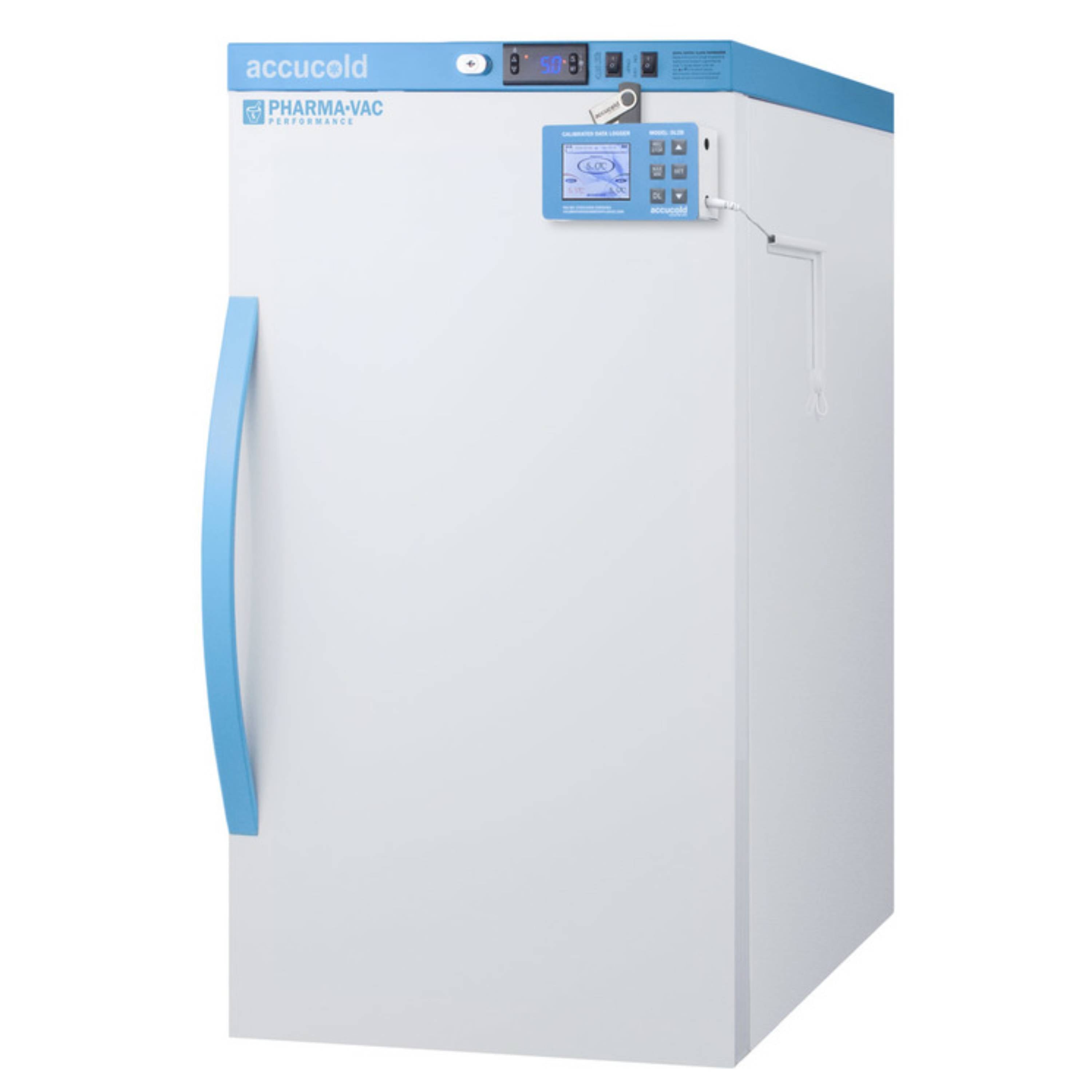 Accucold 3 Cu.Ft. Counter Height Vaccine Refrigerator, Solid Door w/ DL2B