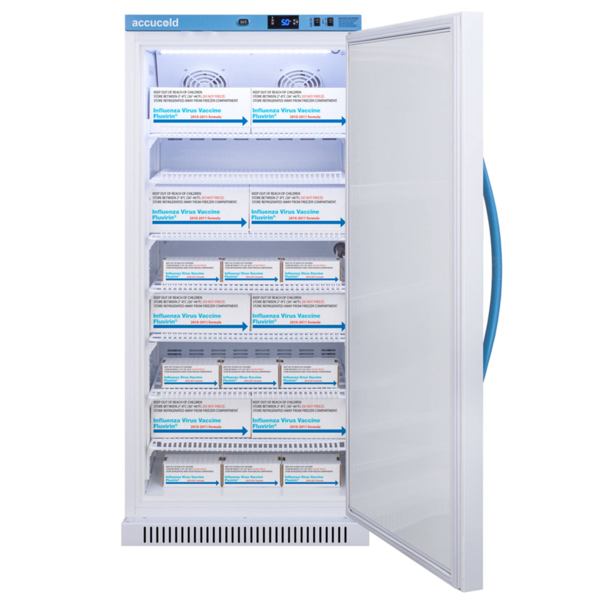 Accucold 8 Cu.Ft. Upright Vaccine Refrigerator, Solid Door w/ DL2B
