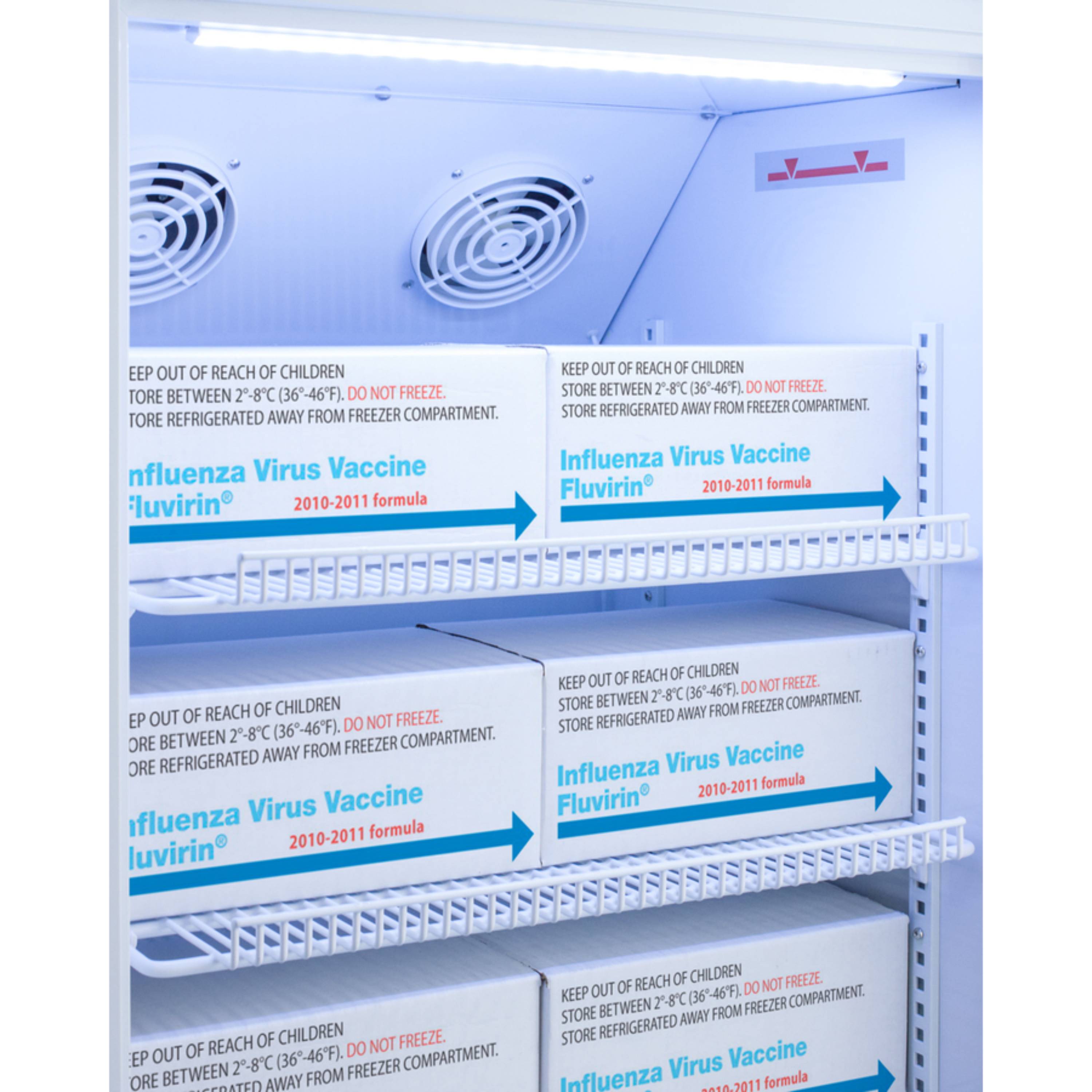 Accucold 8 Cu.Ft. Upright Vaccine Refrigerator, Solid Door w/ DL2B