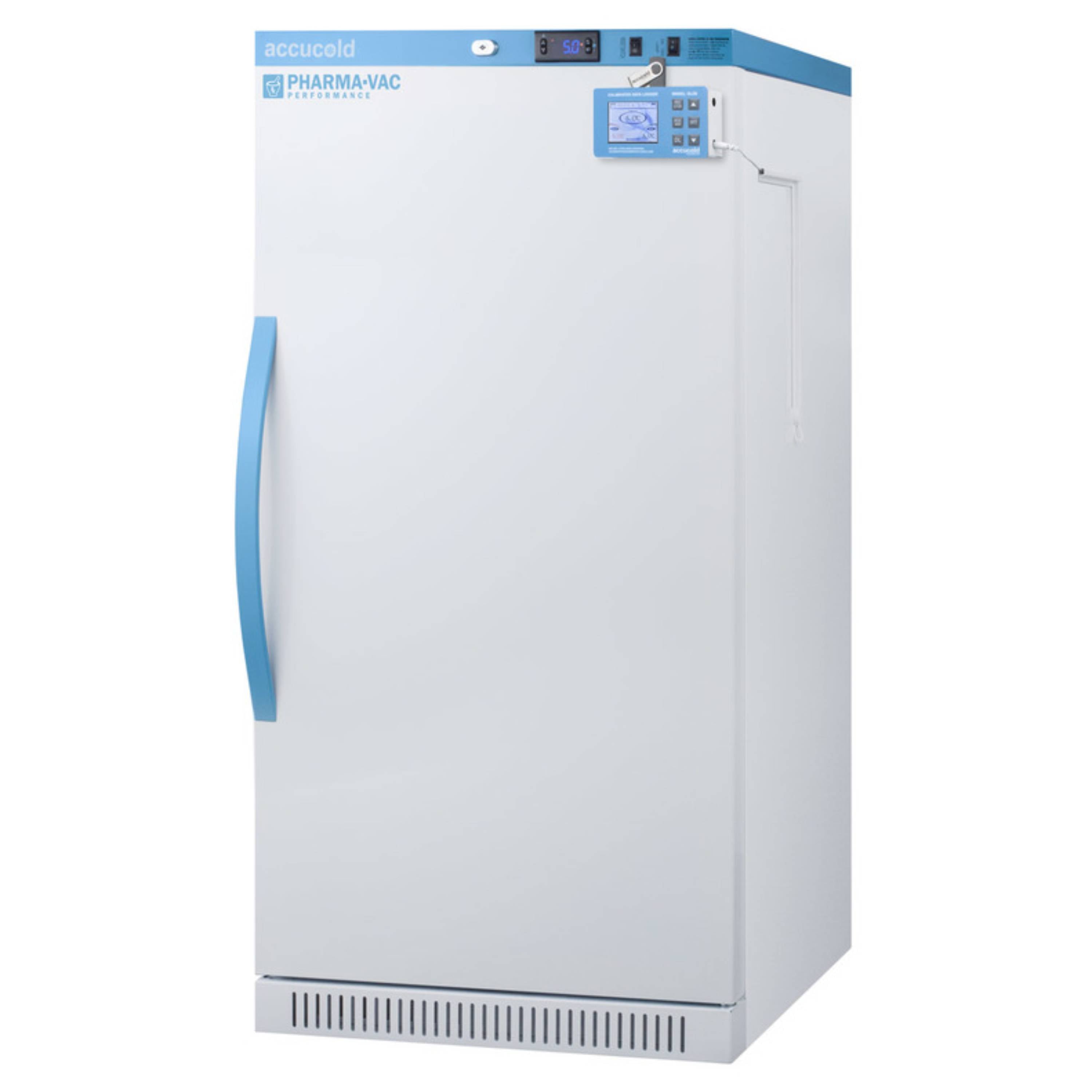 Accucold 8 Cu.Ft. Upright Vaccine Refrigerator, Solid Door w/ DL2B