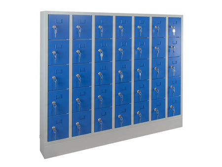 Ecosafe Secured Cabinet with 35 Individual Lockers - MSE Supplies LLC