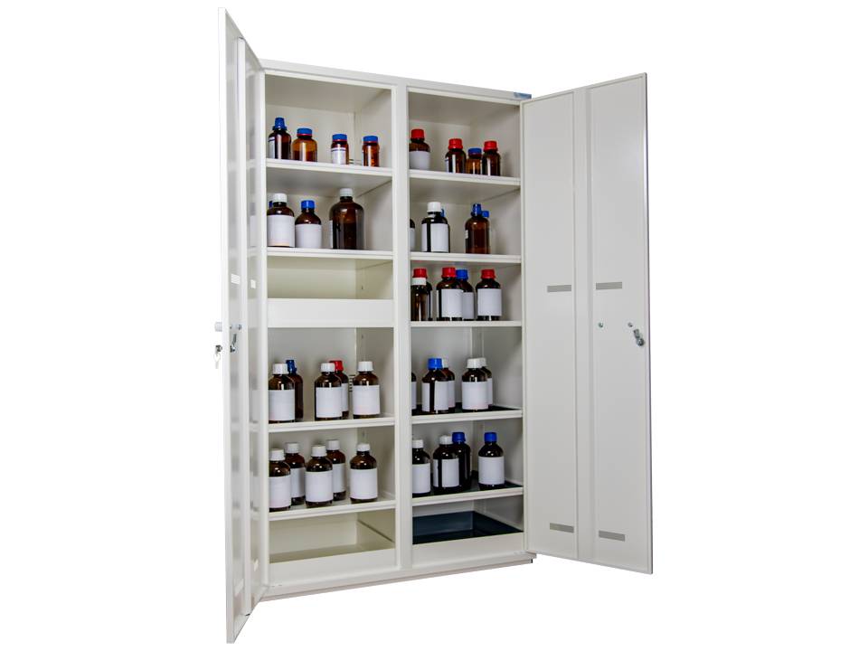 Ecosafe 2- Door Tall Safety Cabinet - 4 Compartments - MSE Supplies LLC