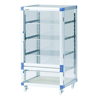 AS ONE Standard Desiccator BG 574 x 517 x 1085mm Stainless Steel Shelf With Casters SD-BG1KS - Cabinets - AS ONE Corporation - MSE Supplies
