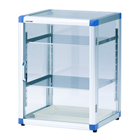 AS ONE Standard desiccator BG 574 x 517 x 765mm Stainless Steel Shelf With Rubber Feet SD-BG2S - Cabinets - AS ONE Corporation - MSE Supplies