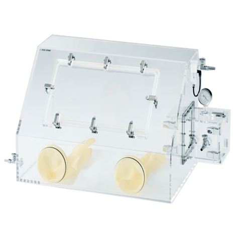 AS ONE Gas Replacement Type Acrylic Glove Box 1290 x 535 x 500mm　1000 (Air Tight 1000) - Glove Boxes - AS ONE Corporation - MSE Supplies