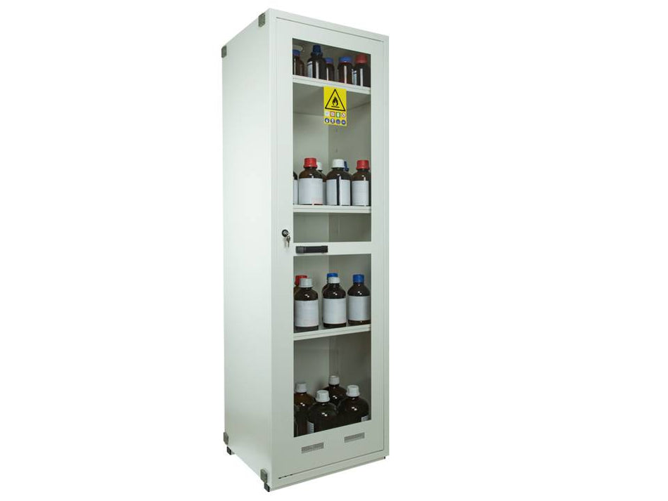 Ecosafe 1- Glass Door Tall Safety Cabinet - MSE Supplies LLC