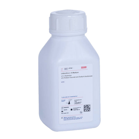 HIMEDIA Leibovitz’s L-15 Medium w/ L-Glutamine w Sodium Pyruvate and Sodium Bicarbonate 10X1L, 5L