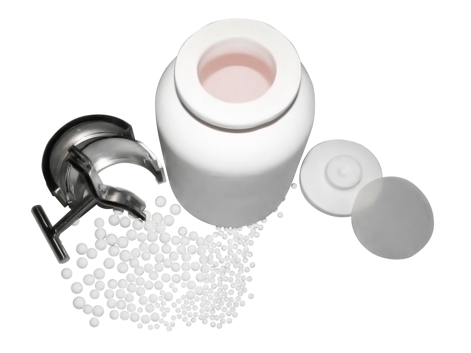 MSE PRO 3L (3,000 ml) 99% High Alumina Ceramic Roller Mill Jar, Milling Jars, MSE Supplies LLC, MSE Supplies