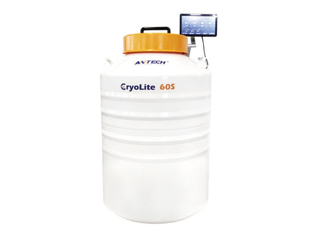 Antech 175L Cryogenic Freezer, Liquid Nitrogen (LN<sub>2</sub>) Auto Fill, Aluminum, Cryogenic Storage, Antech, MSE Supplies